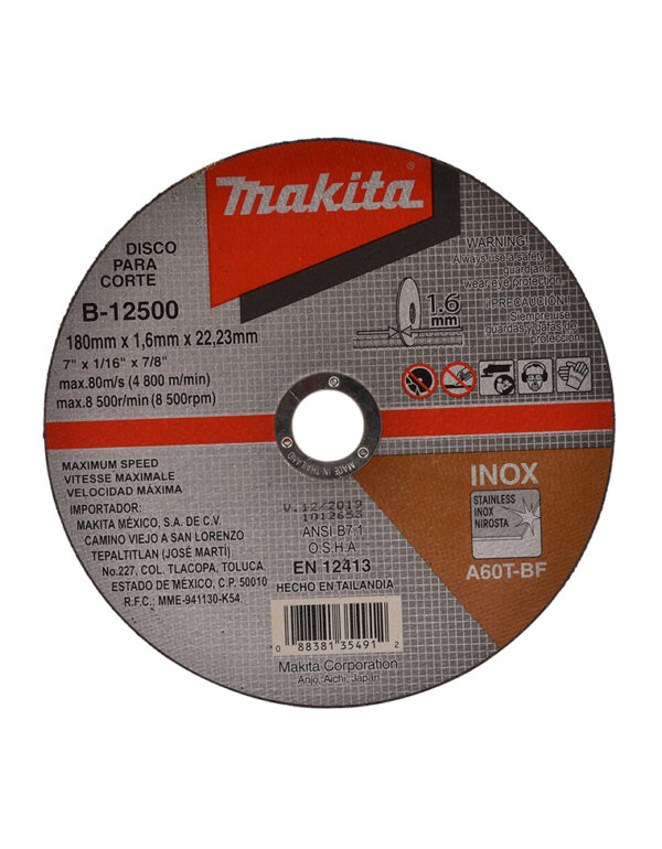 Discos Precisos Para Corte De Metal  Makita