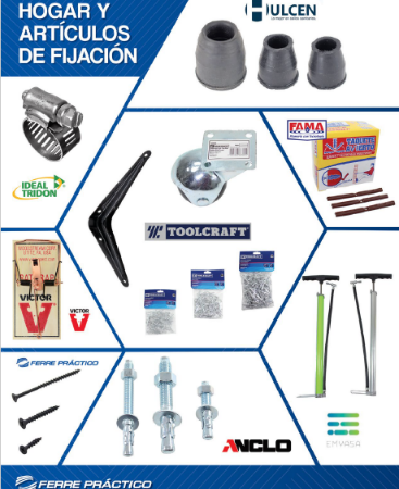 Hogar y artículos de fijación
